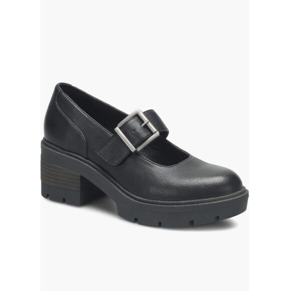 NWOT BOC by BORN Maira Platform Mary Jane Black Women's Size 9 - Picture 1 of 12